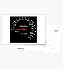 NISSAN N カ ン ン ン (NISSAN Skyline) R33 NISMO Speedometer Postcards