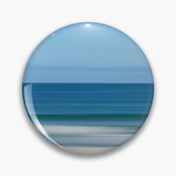 Item preview, abstract pink blue sea ocean beach intentional blur photo pink sky blue water waves sand  designed and sold by handmadehipsters.