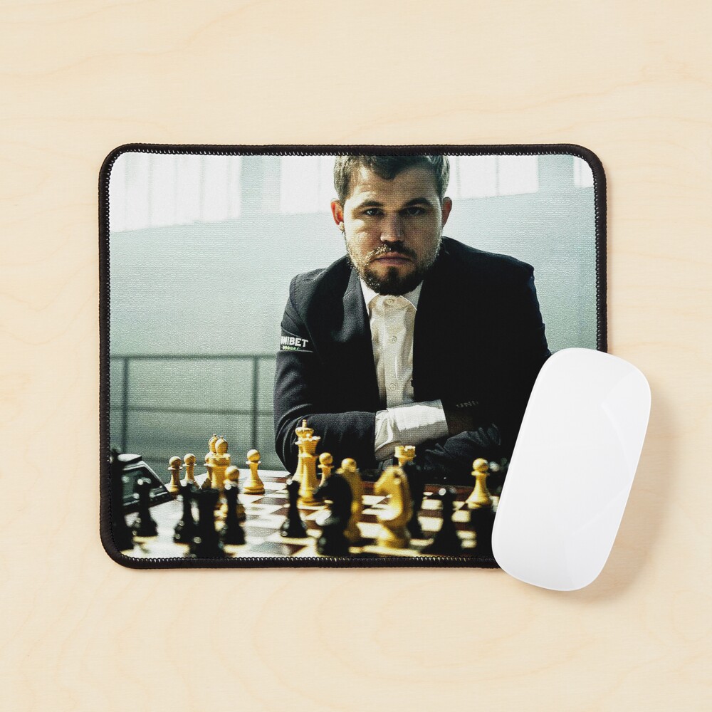 Mousepad Xadrez Supi x Carlsen 19x19cm