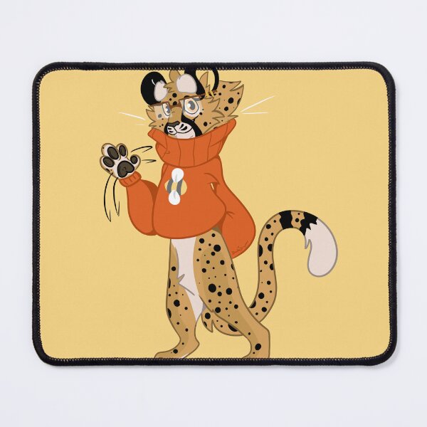 Item preview, Waving Cheetah in Sweater designed and sold by DoodleDragoons.