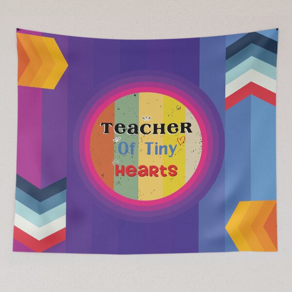 Item preview, Teacher Of Tiny Hearts - Colorful Design designed and sold by FridPix.