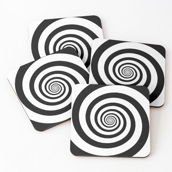Item preview, Hypnotic Black and White Swirl designed and sold by Sparkle-Moth.