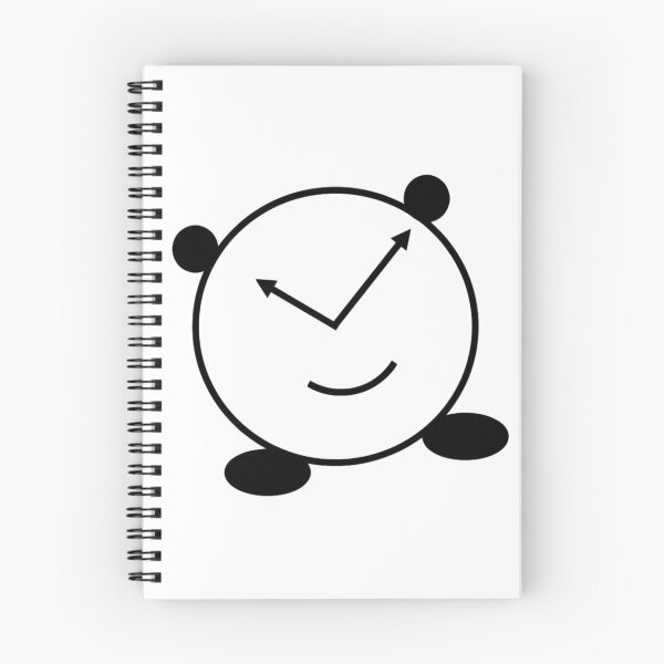 Item preview, a clock black graphis smile alarm designed and sold by rachmawidya87.