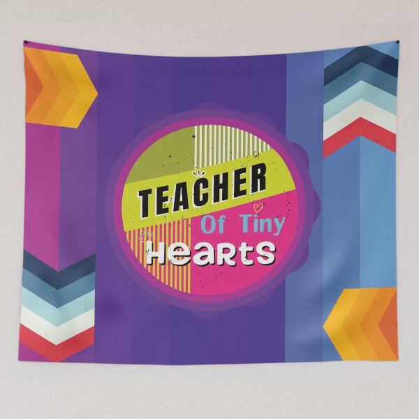 Item preview, Teacher Of Tiny Hearts - Colorful Design designed and sold by FridPix.