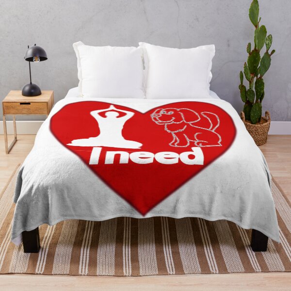 Item preview, Al I need love yoga and dog – Love and Yoga. designed and sold by DNC1134.
