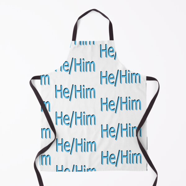 Item preview, He/Him blue designed and sold by ChicknDoodlSoup.