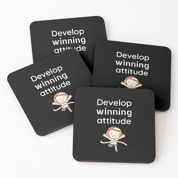 Item preview, Develop winning attitude - Motivational sayings designed and sold by DigitalArtTrend.