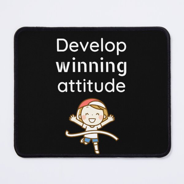 Item preview, Develop winning attitude - Motivational sayings designed and sold by DigitalArtTrend.