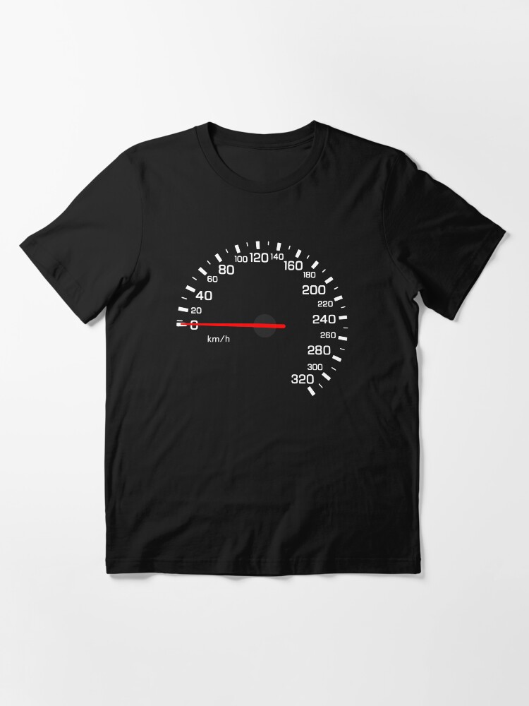 Alternative Ansicht von NISSAN スカイライン (NISSAN Skyline) R33 NISMO Speedometer w/o KM Essential T-Shirt