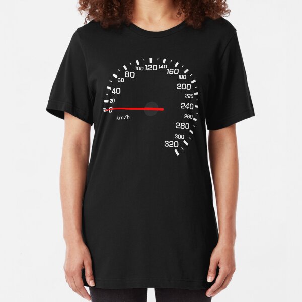 NISSAN スカイライン (NISSAN Skyline) R33 NISMO Speedometer w/o KM Slim Fit T-Shirt