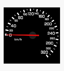 NISSAN N カ ン ン ン (NISSAN Skyline) R33 NISMO Speedometer w / o KM Photographic Print