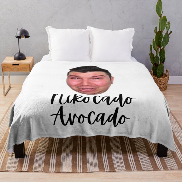 "Nikocado Avocado" Throw Blanket for Sale by AshleighPNL Redbubble