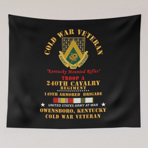 Item preview, Army - Cold War Vet -  Troop A, 240th Cavalry Regiment - Owensboro, Kentucky w COLD SVC designed and sold by Military Insignia Products.