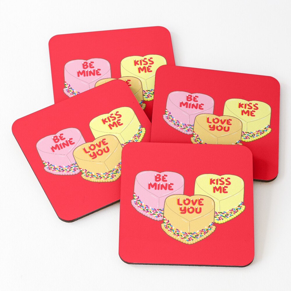 Item preview, Coasters (Set of 4) designed and sold by StudioHearty.