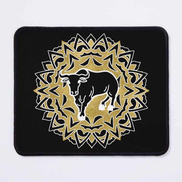 Item preview, Bull mandala gold designed and sold by Astralia.