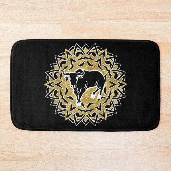 Item preview, Bull mandala gold designed and sold by Astralia.