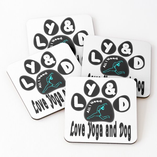 Item preview, All I need is love yoga and dog – Love Dog and Yoga. designed and sold by DNC1134.