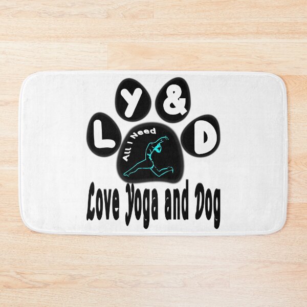 Item preview, All I need is love yoga and dog – Love Dog and Yoga. designed and sold by DNC1134.