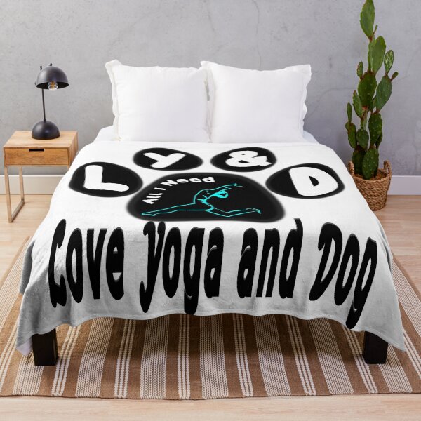 Item preview, All I need is love yoga and dog – Love Dog and Yoga. designed and sold by DNC1134.