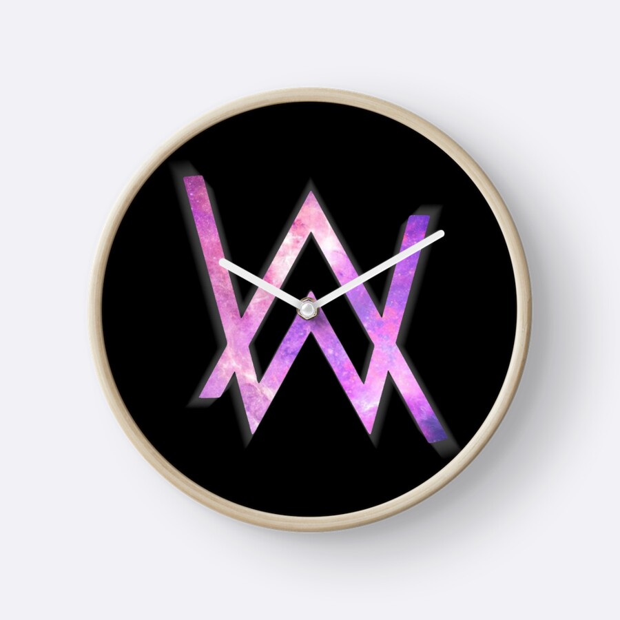 Lihat Alan Walker Logo Clocks Taplome Redbubble Foto di 