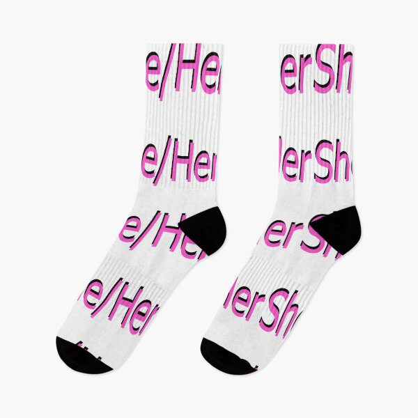 Item preview, She/Her pink designed and sold by ChicknDoodlSoup.