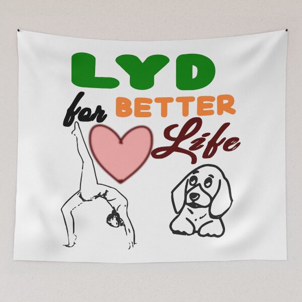 Item preview,  Love yoga and dog – Love Dog and Yoga. designed and sold by DNC1134.