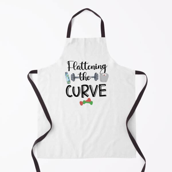 Item preview, Flattening the Curve-fitness gift for men and women designed and sold by BRtisticDesigns.