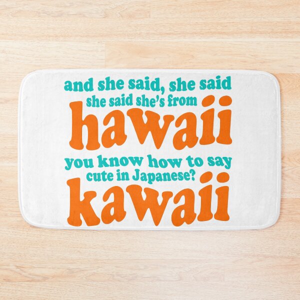 Item preview, BTS RM and she said, she's from Hawaii designed and sold by marayznas.
