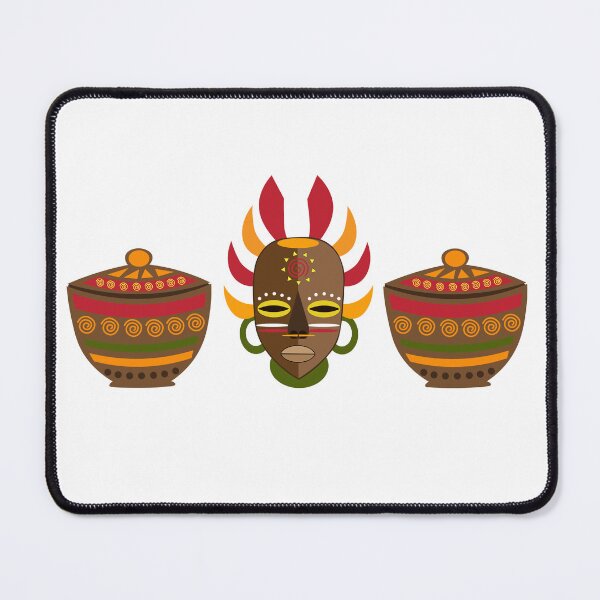 Item preview, tribal posts & mask designed and sold by Randa-2511.