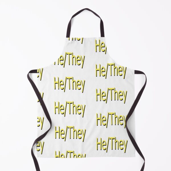 Item preview, He/They yellow designed and sold by ChicknDoodlSoup.