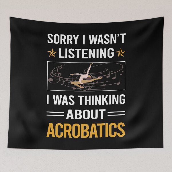 Item preview, Funny Listening Acrobatics Acrobat designed and sold by fatherbarliman.