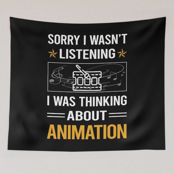 Item preview, Funny Listening Animation designed and sold by fatherbarliman.