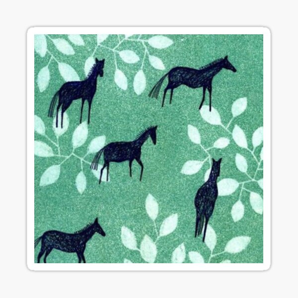 Horses Sticker