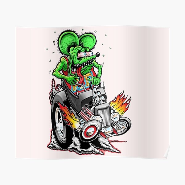 Rat Fink Posters Redbubble