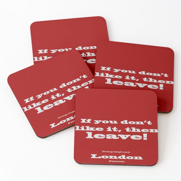 Item preview, London UK Graphic Retro Then Leave! designed and sold by cdnyc.