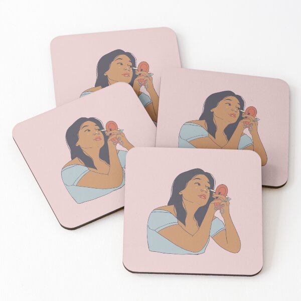 Item preview, Pretty Gal doing makeup designed and sold by MY HAPPY PLACE .
