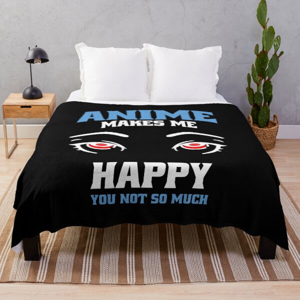 Item preview, Anime Makes Me Happy Manga Otaku Japan Anime Merch design designed and sold by Merchking1.