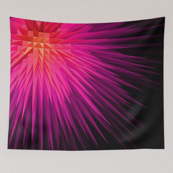 Item preview, Abstract Dark Pink Solar designed and sold by Tshirtstory.