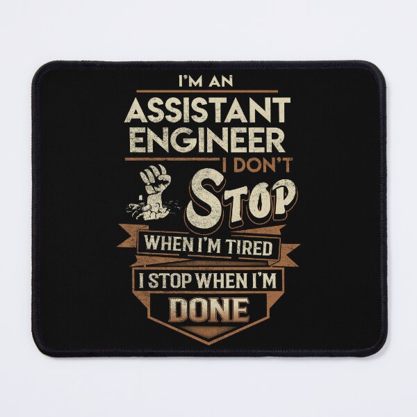 Item preview, Assistant Engineer T Shirt - I Stop When Done Job Gift Item Tee designed and sold by paneczkopat.