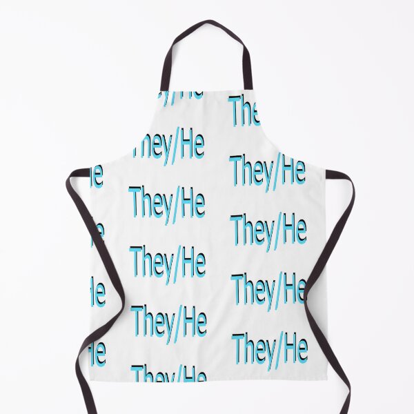 Item preview, They/He blue designed and sold by ChicknDoodlSoup.