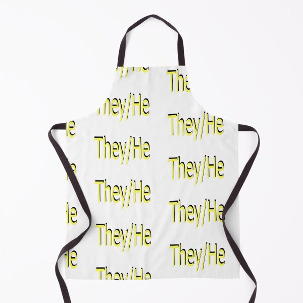 Item preview, They/He yellow designed and sold by ChicknDoodlSoup.