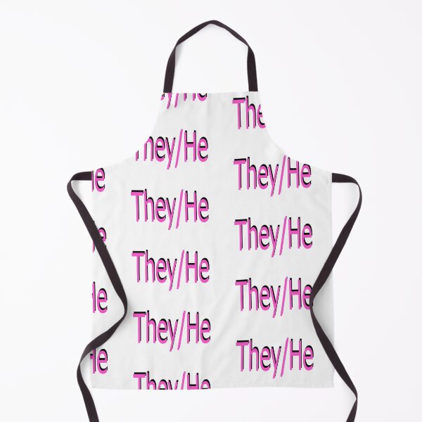 Item preview, They/He pink designed and sold by ChicknDoodlSoup.