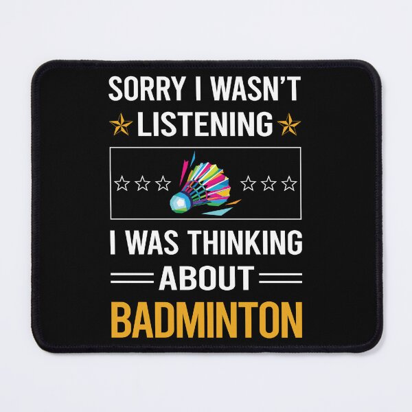 Item preview, Funny Listening Badminton designed and sold by fatherbarliman.