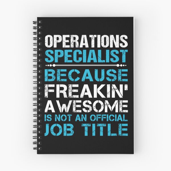 Item preview, Operations Specialist T Shirt - Freaking Awesome Job Gift Item Tee designed and sold by oetate4774.