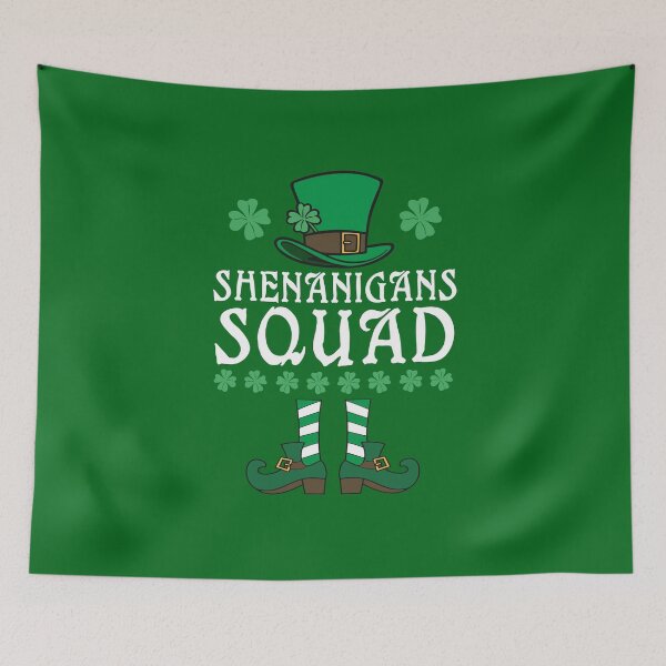 Item preview, Shenanigans Squad St Patricks Day Leprechaun Funny Lucky Shamrock Irish Holiday  designed and sold by alenaz.