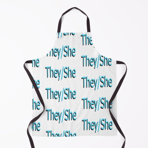 Item preview, They/She blue designed and sold by ChicknDoodlSoup.