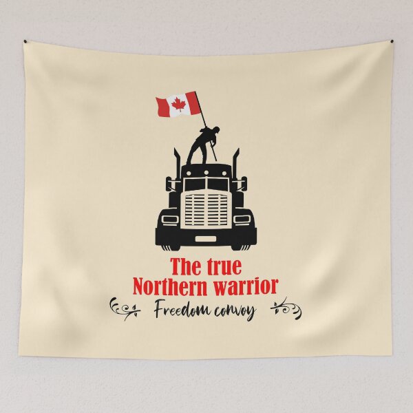 Item preview, Truckers for freedom Canada - The true Northern warrior designed and sold by Markotropoya22.