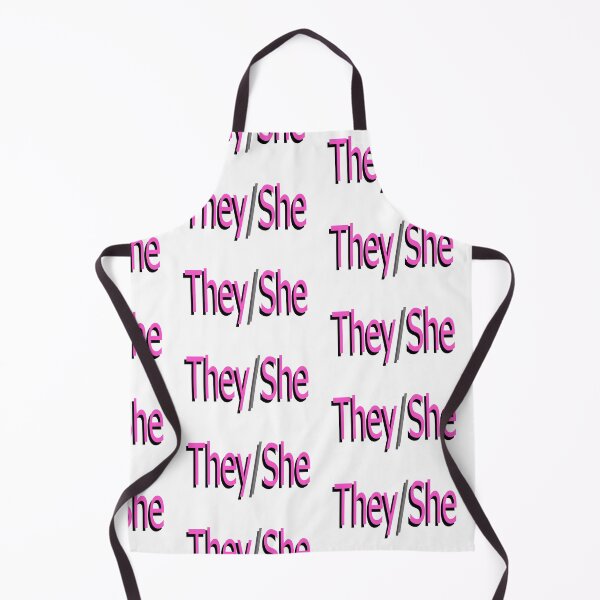 Item preview, They/She pink designed and sold by ChicknDoodlSoup.