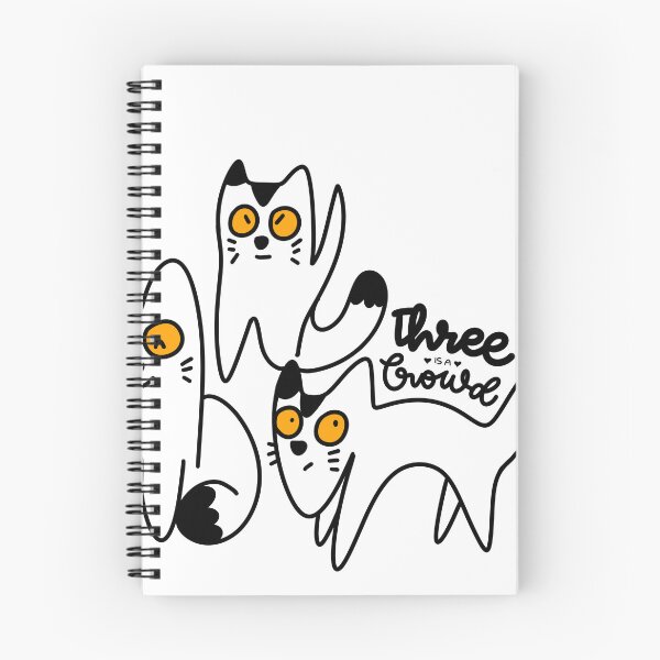 Item preview, Three is a crowd cats designed and sold by givepineapple.