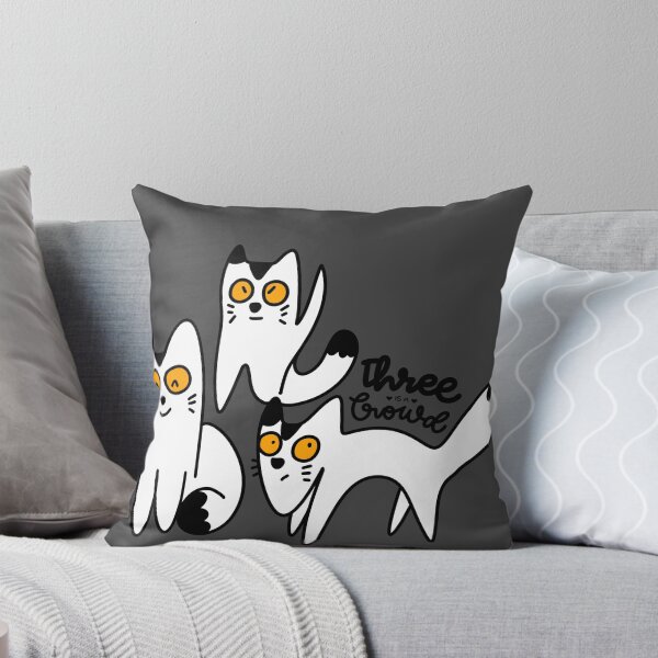 Item preview, Three is a crowd cats designed and sold by givepineapple.